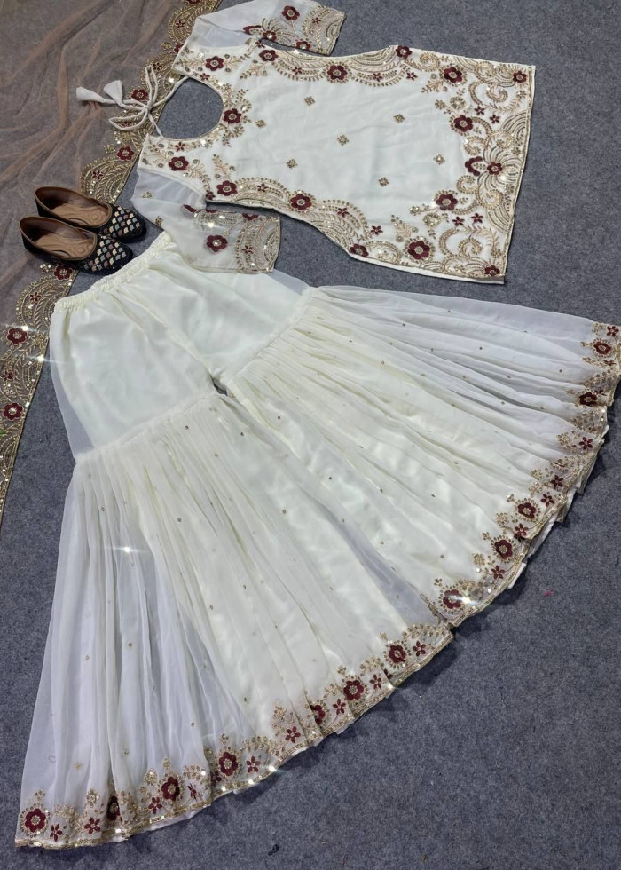 Salwar Kameez Sharara Suit